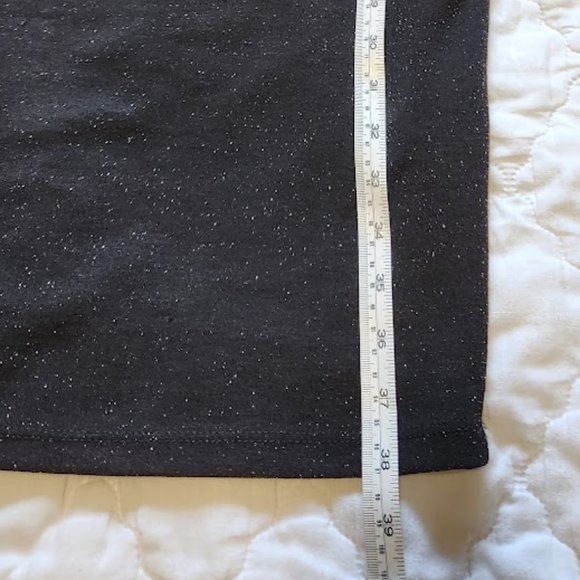 Sexy Evening Doll Black Shimmer Dress - Picture 5 of 11